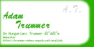 adam trummer business card